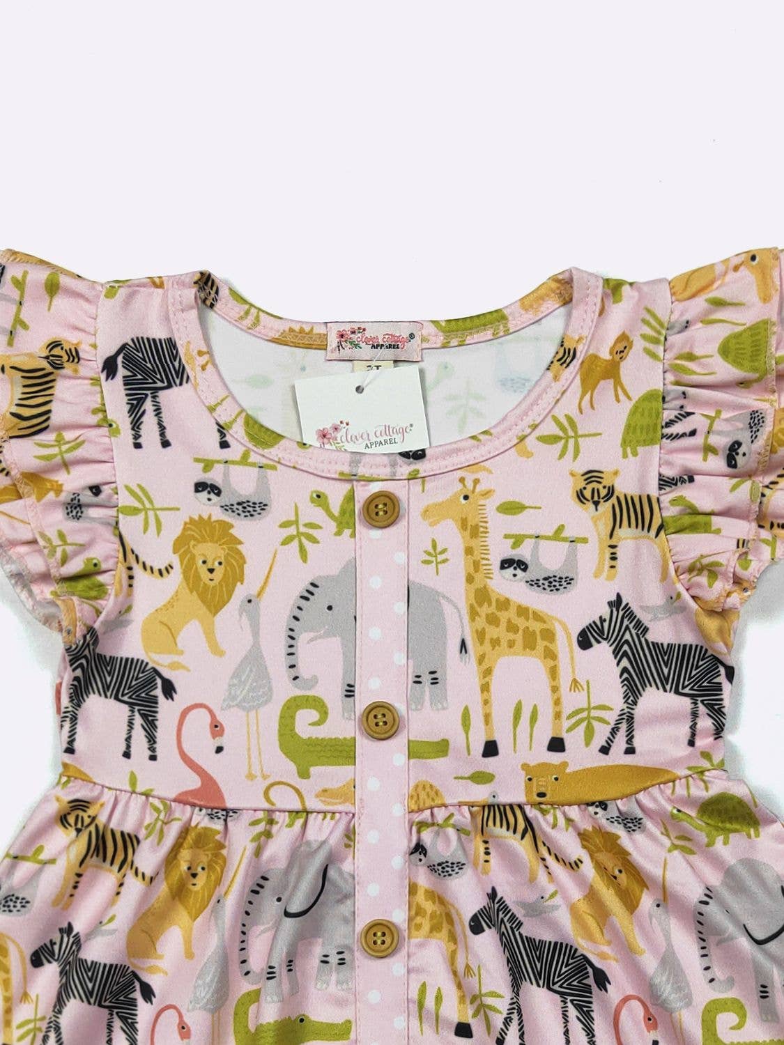 Pink Zoo Girls Dress