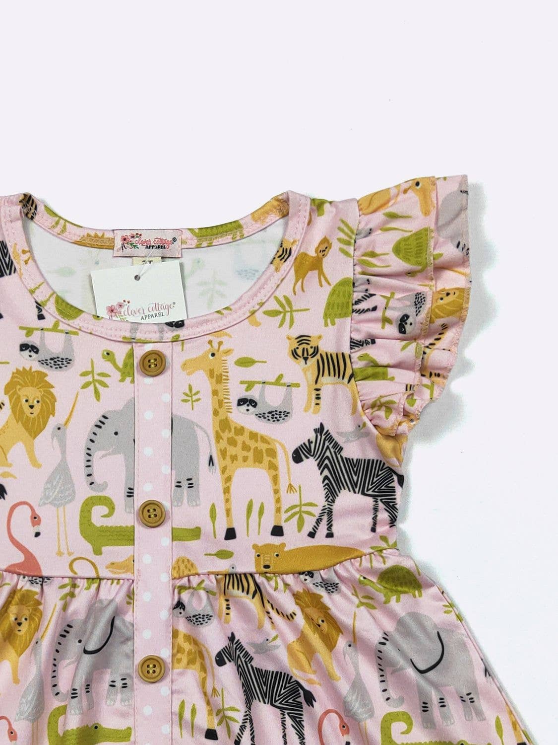 Pink Zoo Girls Dress