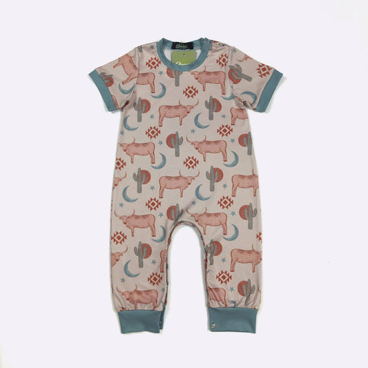 Lunar Longhorn SS Boy Romper