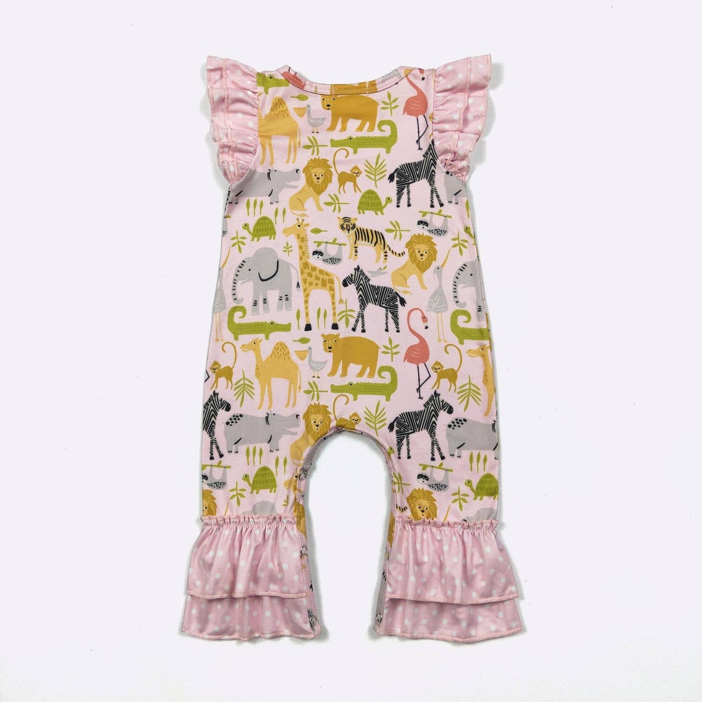 Pink Zoo Baby Romper