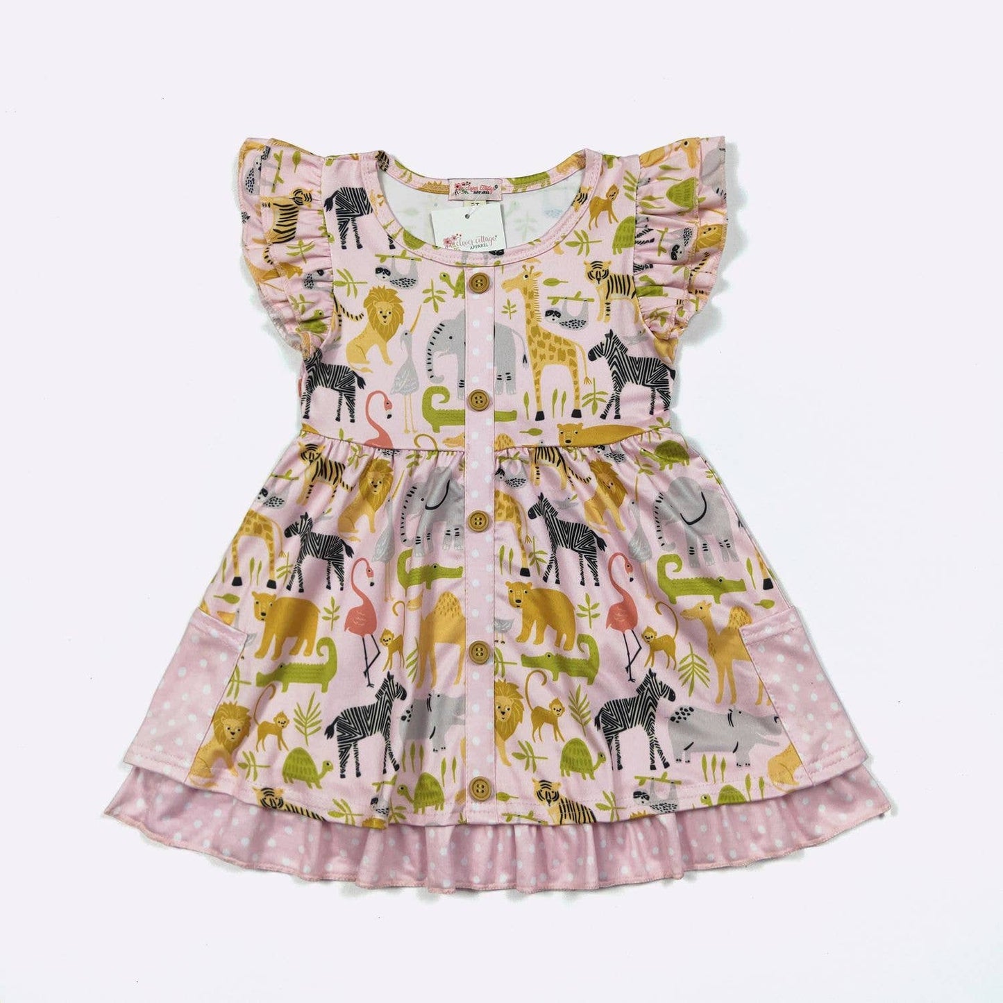 Pink Zoo Girls Dress